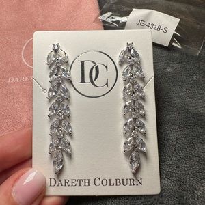 Sierra CZ bridal earrings